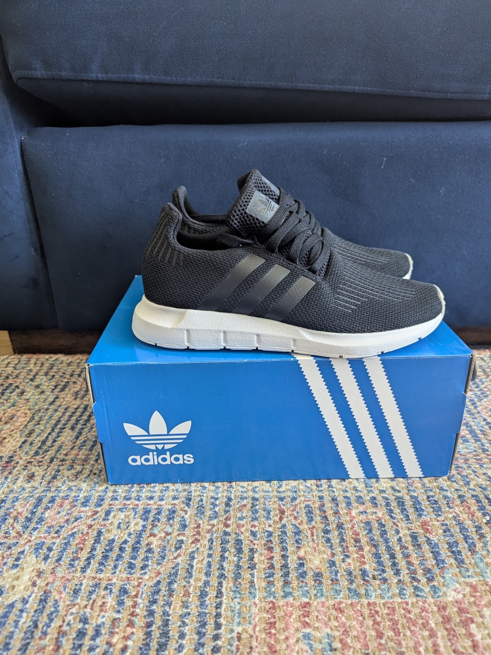 Adidas Swift Run 1.0 Black & White US 6.5 NWT